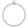 Collier Ginette NY Baby Circle Diamants Or Rose