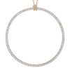 Collier Ginette NY Circle Diamants Or Rose
