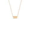 Collier Ginette NY Mini Straws Or Rose