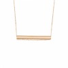 Collier Ginette NY Straws Or Rose