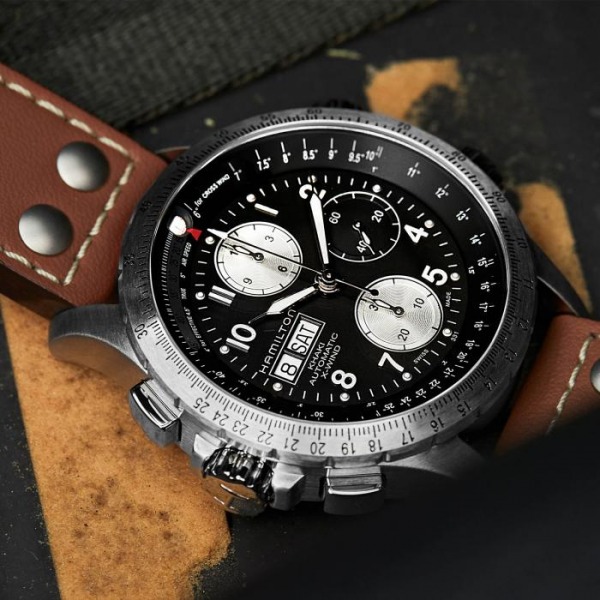 Montre Hamilton Khaki Aviation X-Wind Automatique Chronographe