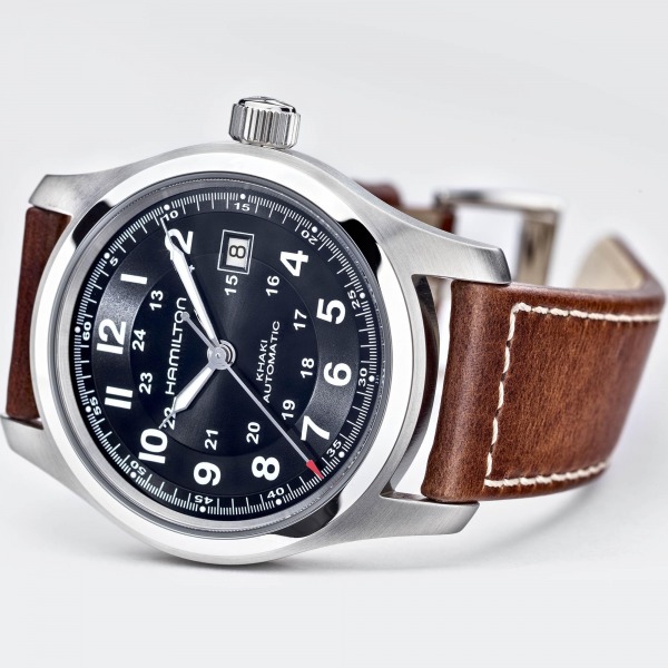 Montre Hamilton Khaki Field 42 mm Bracelet Cuir