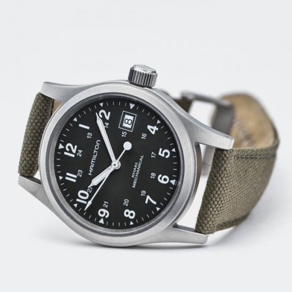 Montre Hamilton Khaki Field Mechanical Cadran Vert