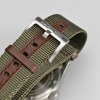 Montre Hamilton Khaki Field Mechanical Cadran Noir Bracelet Nato Vert