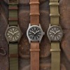 Montre Hamilton Khaki Field Mechanical Cadran Vert Bracelet Nato Vert