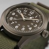 Montre Hamilton Khaki Field Mechanical Cadran Vert Bracelet Nato Vert