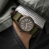 Montre Hamilton Khaki Field Mechanical Cadran Vert Bracelet Nato Vert