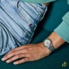 Montre Femme Breitling Chronomat Automatique 36mm Boîtier Acier Cadran Argent Index & Lunette Diamants