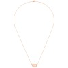 Collier Menottes Dinh Van R8  or rose sur chaîne