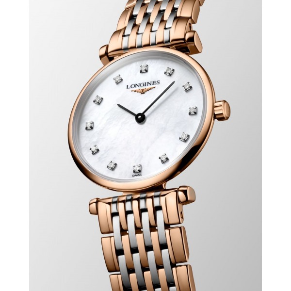 Montre Longines La Grande Classique Bracelet PVD Rose Cadran Nacré