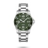 Montre Longines Hydroconquest 41mm Auto Cadran Vert Bracelet Acier