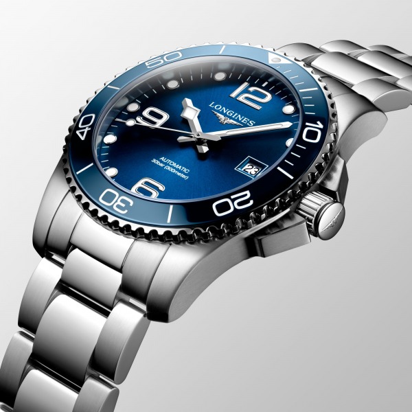 Montre Longines Hydroconquest 41mm Auto Cadran Bleu Bracelet Acier