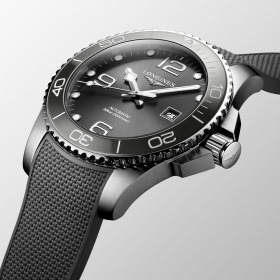 Montre Longines Hydroconquest 43mm Auto Cadran Gris Bracelet Caoutchouc