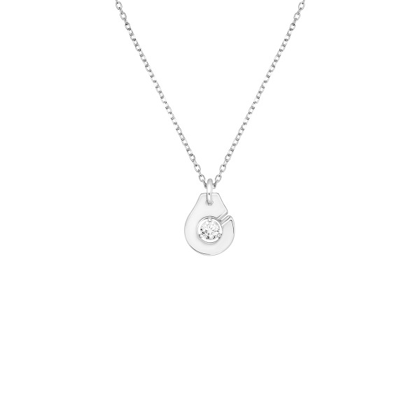 Collier Menottes Dinh Van R8 Or & Diamant