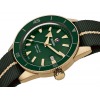 Montre Rado Captain Cook Automatic Bronze Cadran Vert Bracelet Nato