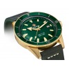 Montre Rado Captain Cook Automatic Bronze Cadran Vert Bracelet Cuir