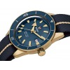 Montre Rado Captain Cook Automatic Bronze Cadran Bleu Bracelet Nato