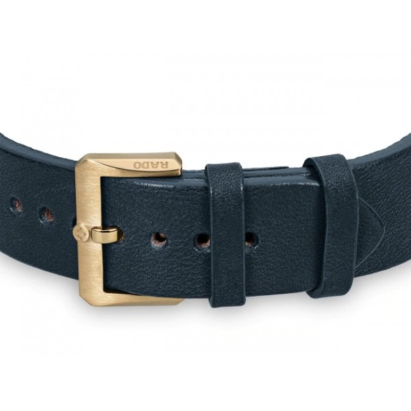 Montre Rado Captain Cook Automatic Bronze Cadran Bleu Bracelet Cuir