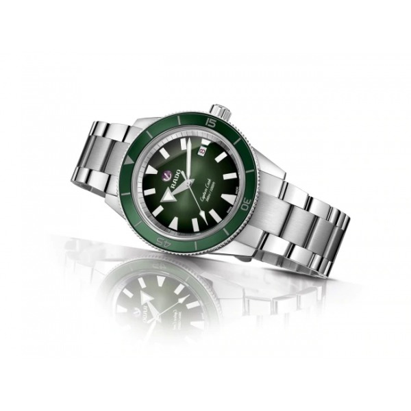 Montre Rado Captain Cook Automatic Cadran Vert Bracelet Acier