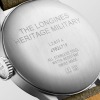 Montre Longines Heritage Military Auto Cadran Argenté Bracelet Cuir