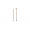 Boucles d'Oreilles Pendantes La Brune & La Blonde 360° Diamant 0.40 carat or rose