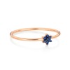 Bague Ginette NY Mini Sapphire Star Ring