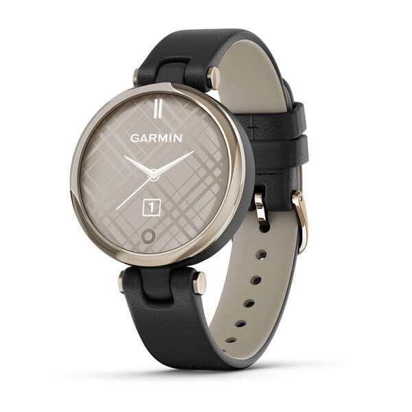 Montre Garmin Lily Lunette Cream Gold Boîtier Noir