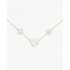 Collier Poiray Coeur Entrelacé Or Blanc