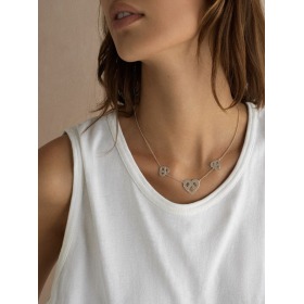 Collier Poiray Coeur Entrelacé Or Blanc