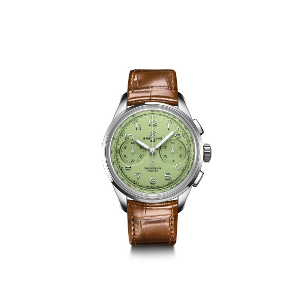 Montre Breitling Premier Heritage Chronograph Cadran Vert Pistache