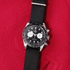 MONTRE HOMME TUDOR BLACK BAY CHRONO ACIER AVEC BRACELET EN TISSU NOIR