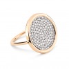 Bague Ginette NY Disc Ring Diamonds