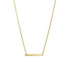 Collier Chopard Ice Cube Pure Or Jaune