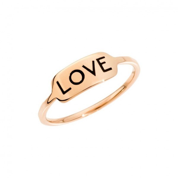 Bague Dodo Irregular Or Rose LOVE