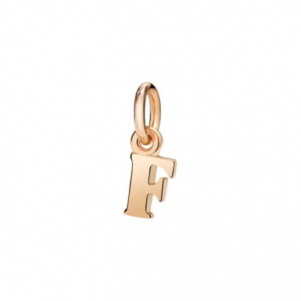 Pendentif Dodo Lettre F Or Rose