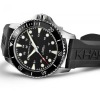 Montre Hamilton Khaki Navy Scuba Auto Cadran Noir Bracelet Caoutchouc 43mm