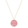 Collier Ginette NY Jumbo Ever Rhodochrosite Disc On Chain