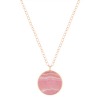 Collier Ginette NY Jumbo Ever Rhodochrosite Disc On Chain