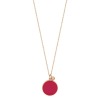 Collier Ginette NY Maria Coral Disc On Chain