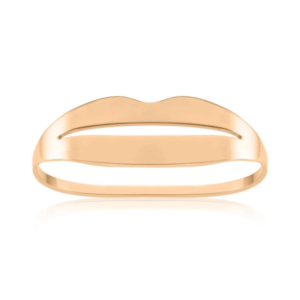 Bague Ginette NY French Kiss Double Ring