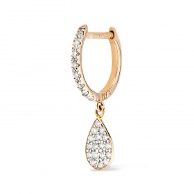 Boucles d'Oreilles Ginette NY Diamond Bliss Hoops
