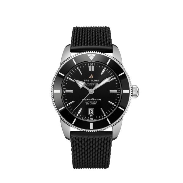 Montre Breitling Superocean Héritage 46 mm Noir bracelet caoutchouc