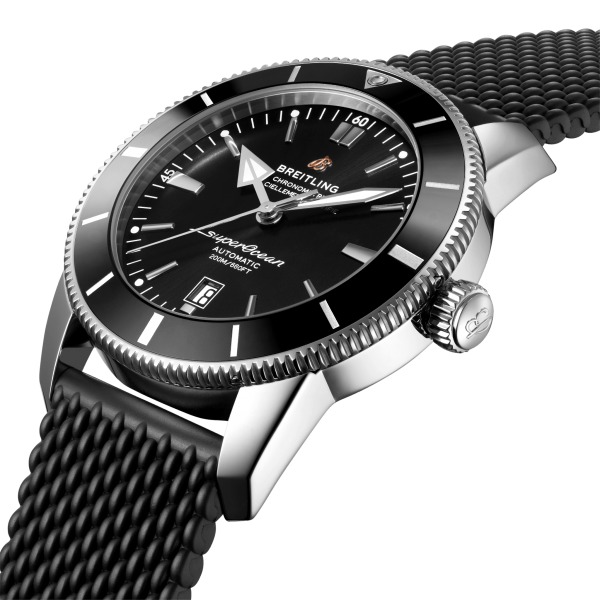 Montre Breitling Superocean Héritage 46 mm Noir bracelet caoutchouc