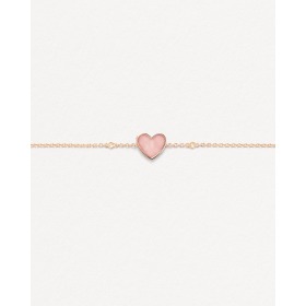 Bracelet Poiray L'attrape-cœur Or Rose & Opale Rose