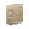 Horloge Qlocktwo Touch de table Silver & Gold