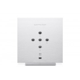 Horloge Qlocktwo Touch de table Silver & Gold