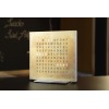 Horloge Qlocktwo Touch de table Silver & Gold