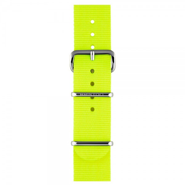 Bracelet Briston type NATO - Jaune Fluo