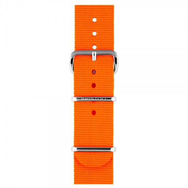 Bracelet Briston type NATO - Orange Fluo