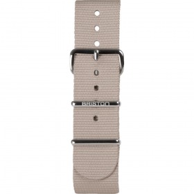 Bracelet Briston type NATO - Taupe
